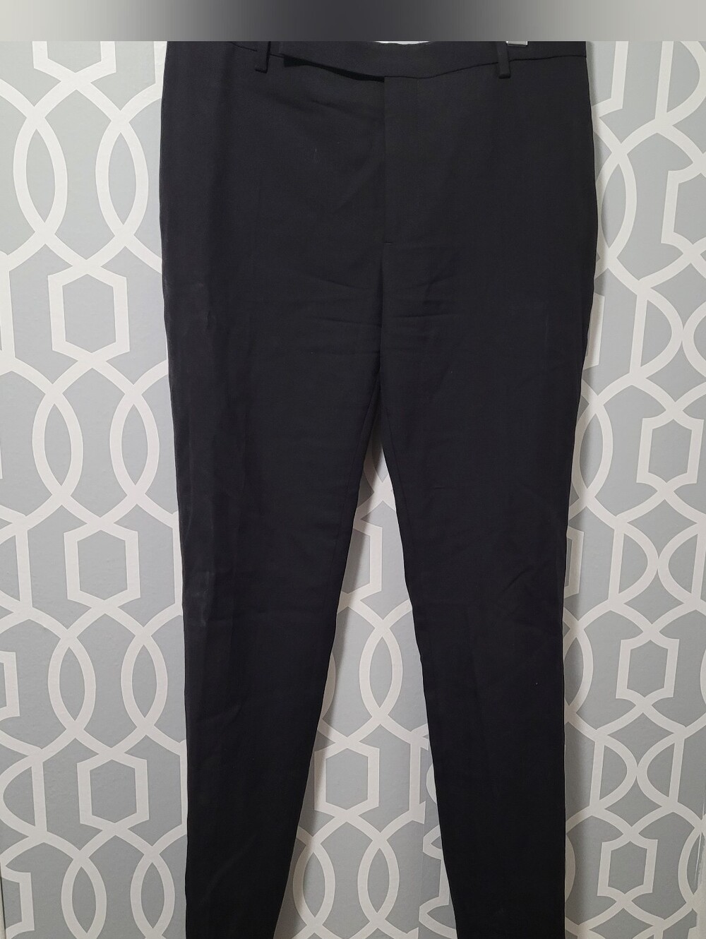 Saint Laurent Black Wool Pants Size 48